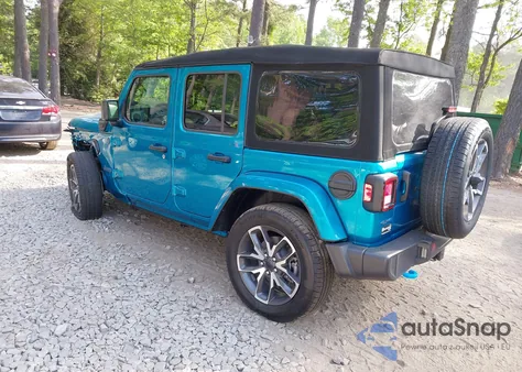 2024 Jeep Wrangler 4Xe Sport S 4Xe из США, поврежденный, VIN 1C4RJXN64RW227566